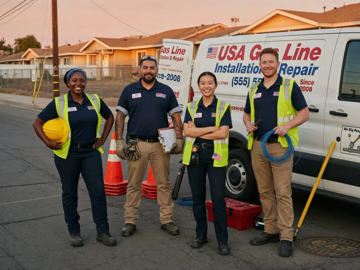 Gas Line Installation company in Modoc, IL